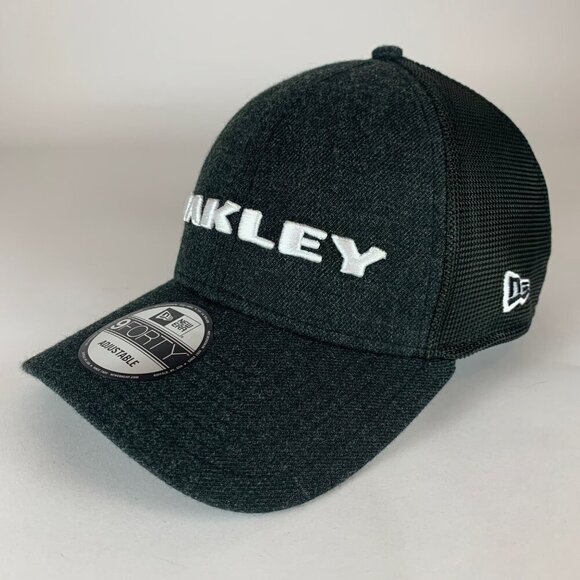 Oakley Mens Gray New Era 9Forty Snapback Hat New - Picture 1 of 6